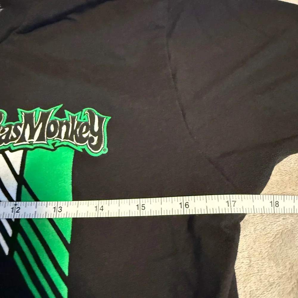 Gas Monkey Garage T Shirt Small Black Graphic‎ Monkey Logo Dallas TX